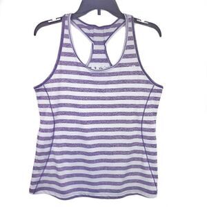 New Balance racerback top gray purple L